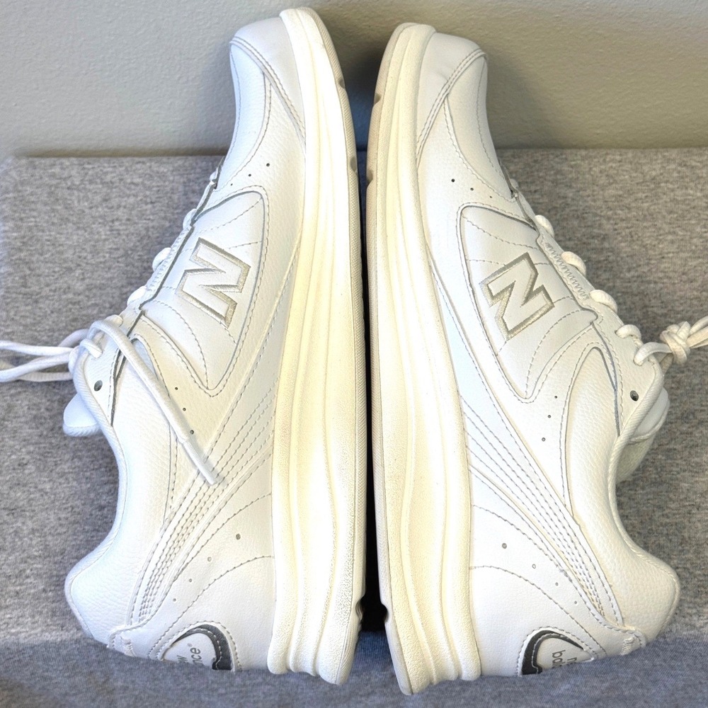 New Balance 577 SL-2 Shoes Mens 10.5 B Womens 12 WW577WT ABZORB White Walking - Picture 5 of 9